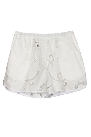 Shorts In Popeline Ricamato Bianco SEMI COUTURE | S6SL11A030
